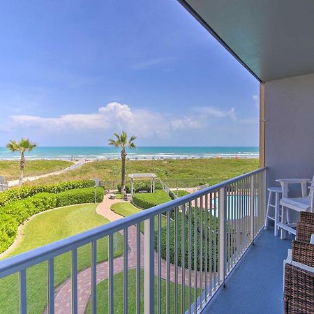 Sunny Oceanfront Condo On South Padre Island Beach Exteriör bild
