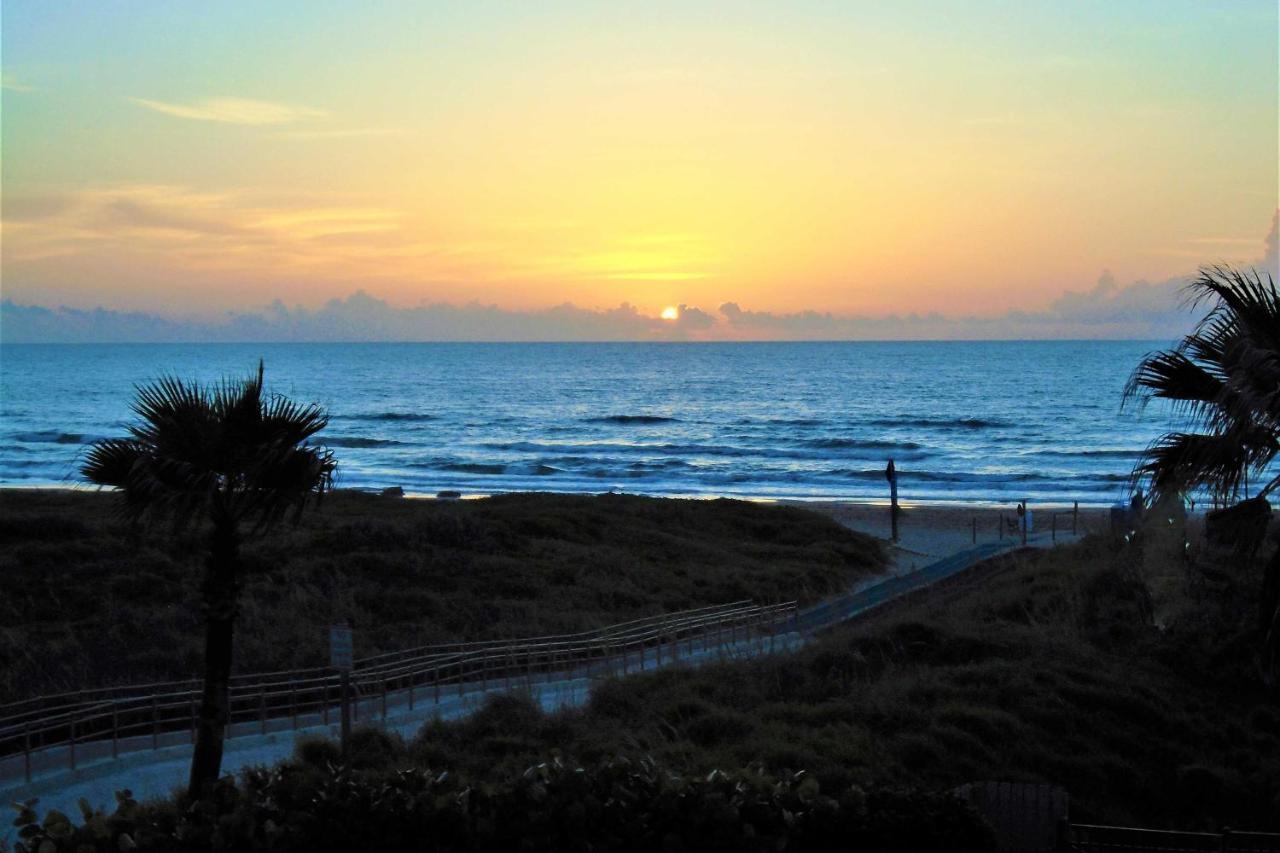 Sunny Oceanfront Condo On South Padre Island Beach Exteriör bild