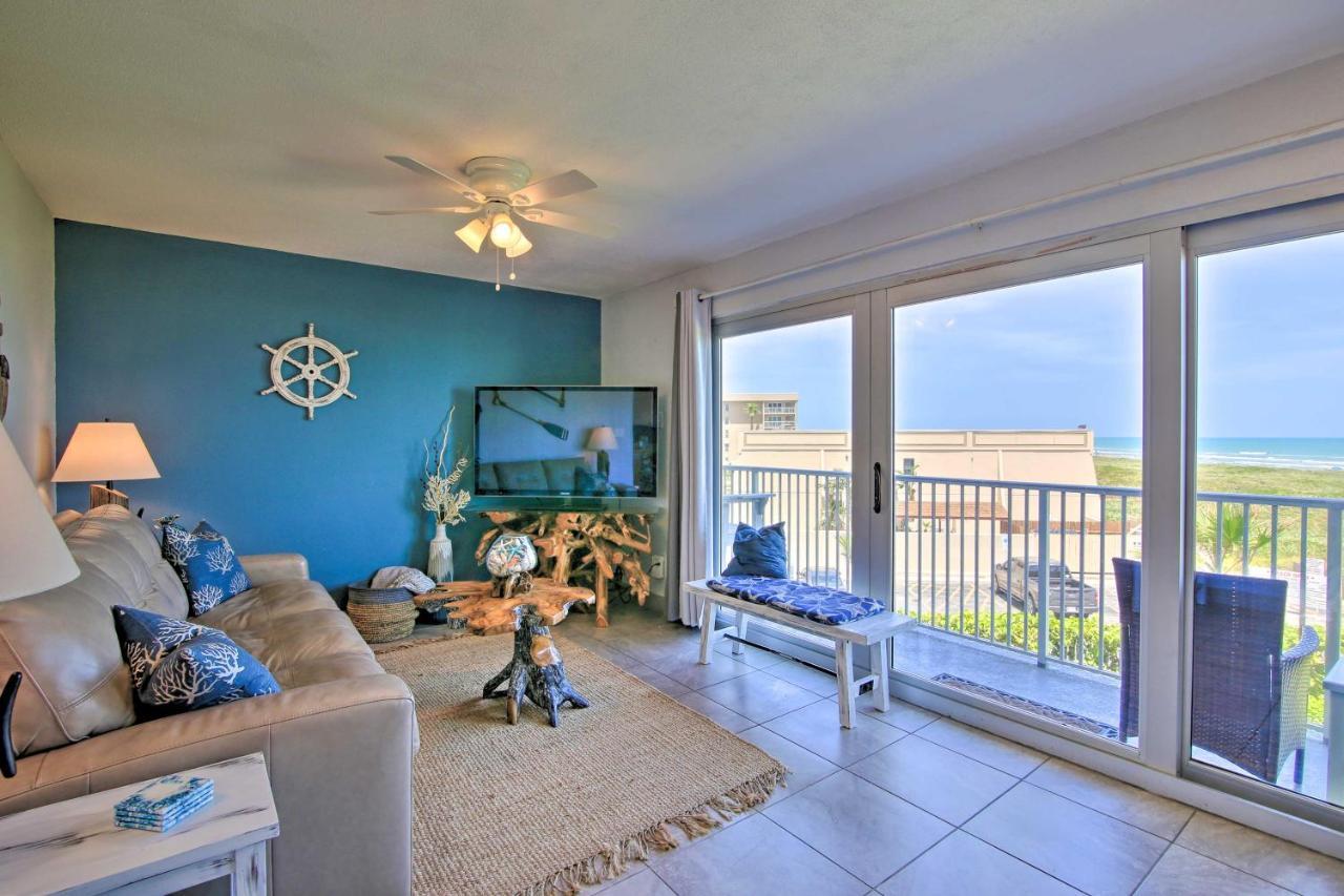 Sunny Oceanfront Condo On South Padre Island Beach Exteriör bild