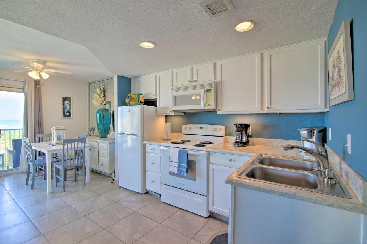Sunny Oceanfront Condo On South Padre Island Beach Exteriör bild