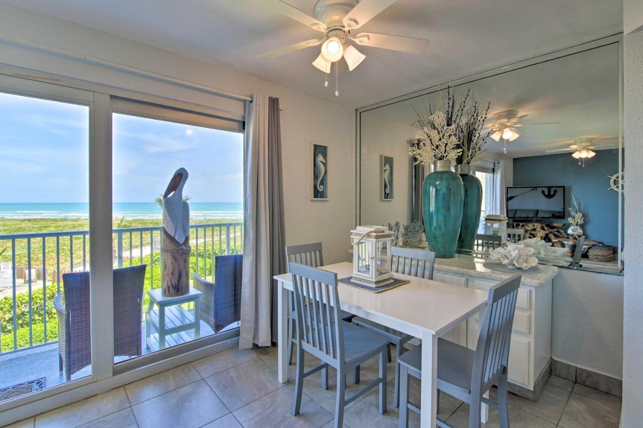 Sunny Oceanfront Condo On South Padre Island Beach Exteriör bild