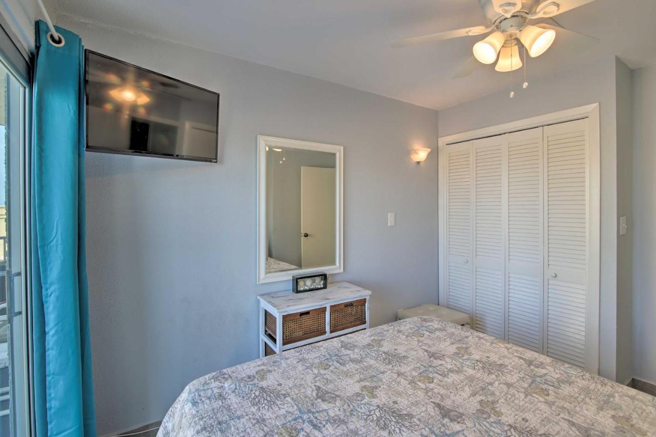 Sunny Oceanfront Condo On South Padre Island Beach Exteriör bild